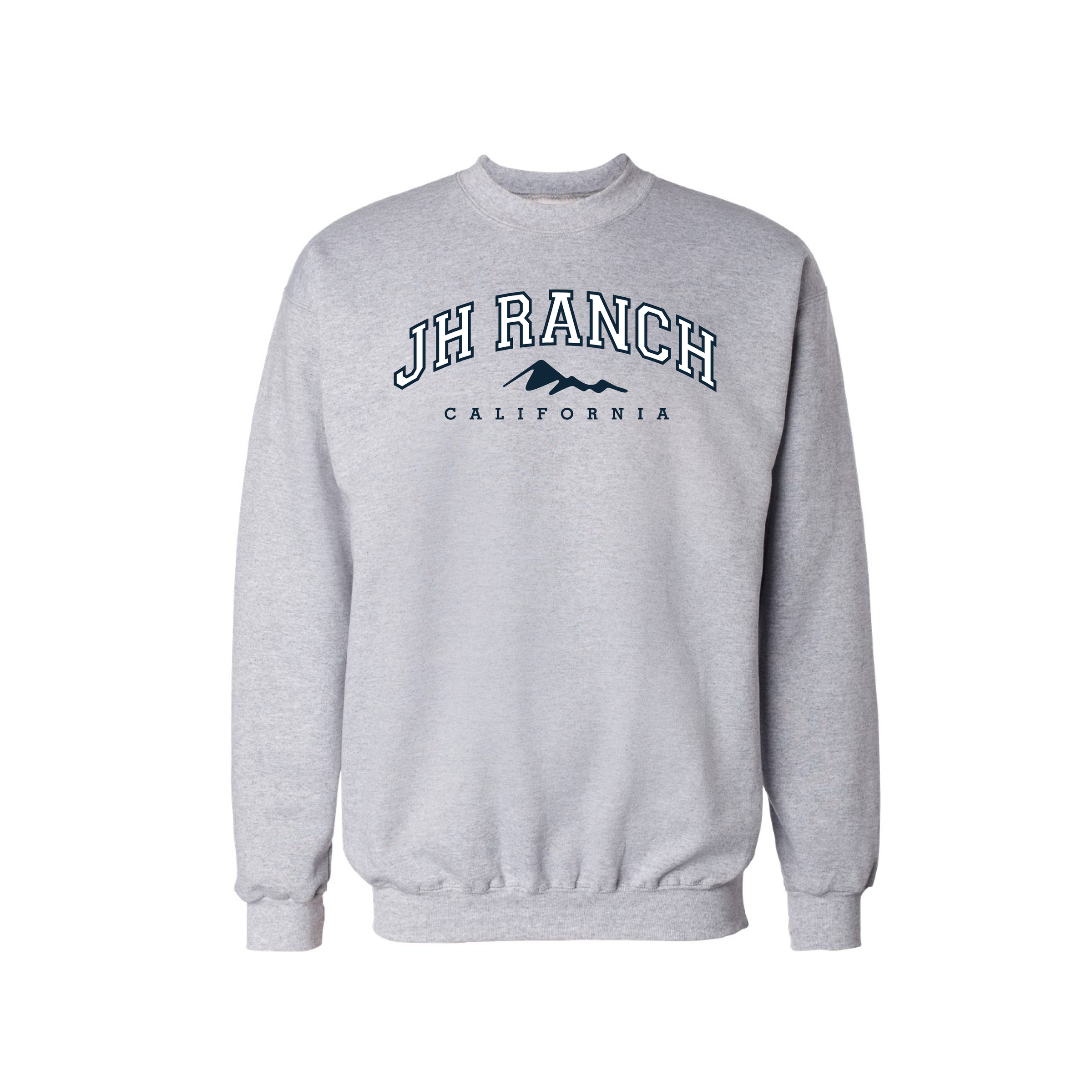 Grey Crew Sweatshirt | JH Ranch Tradin' Post